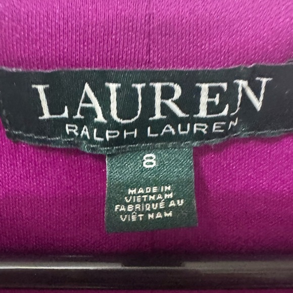 Lauren Ralph Lauren Purple Sheath Dress Size 8 - Picture 3 of 5